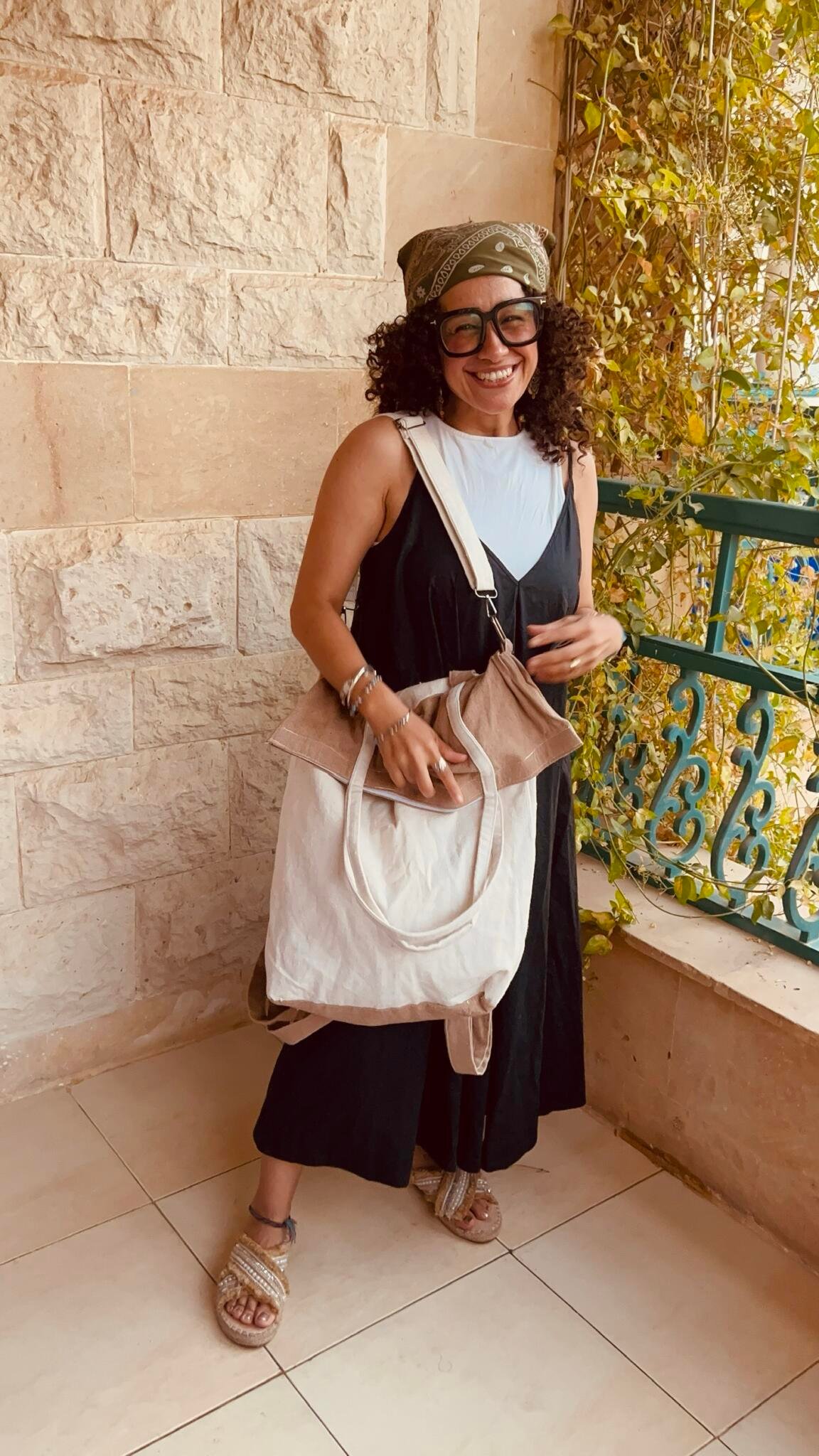 Backpack/Shoulder/cross body large size bag شنطة رضا - Image 2