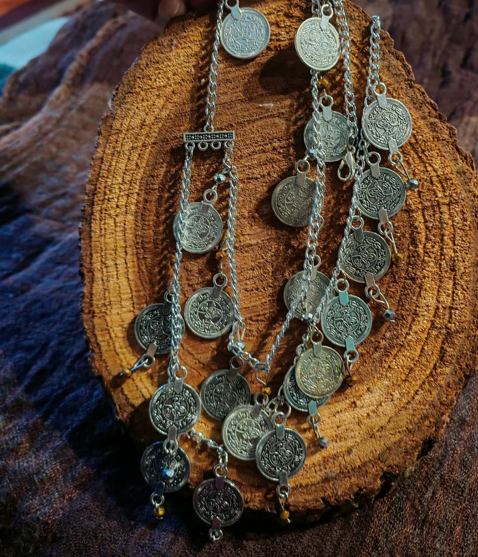 Ethnic double layered necklace - Image 4