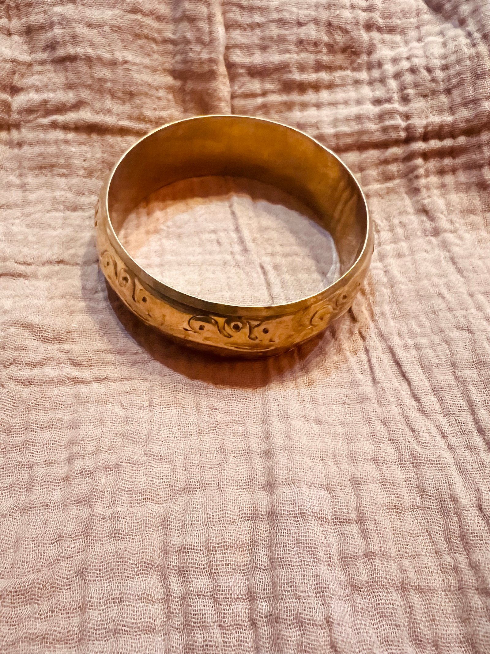 Brass medium to Large bangle - Image 8