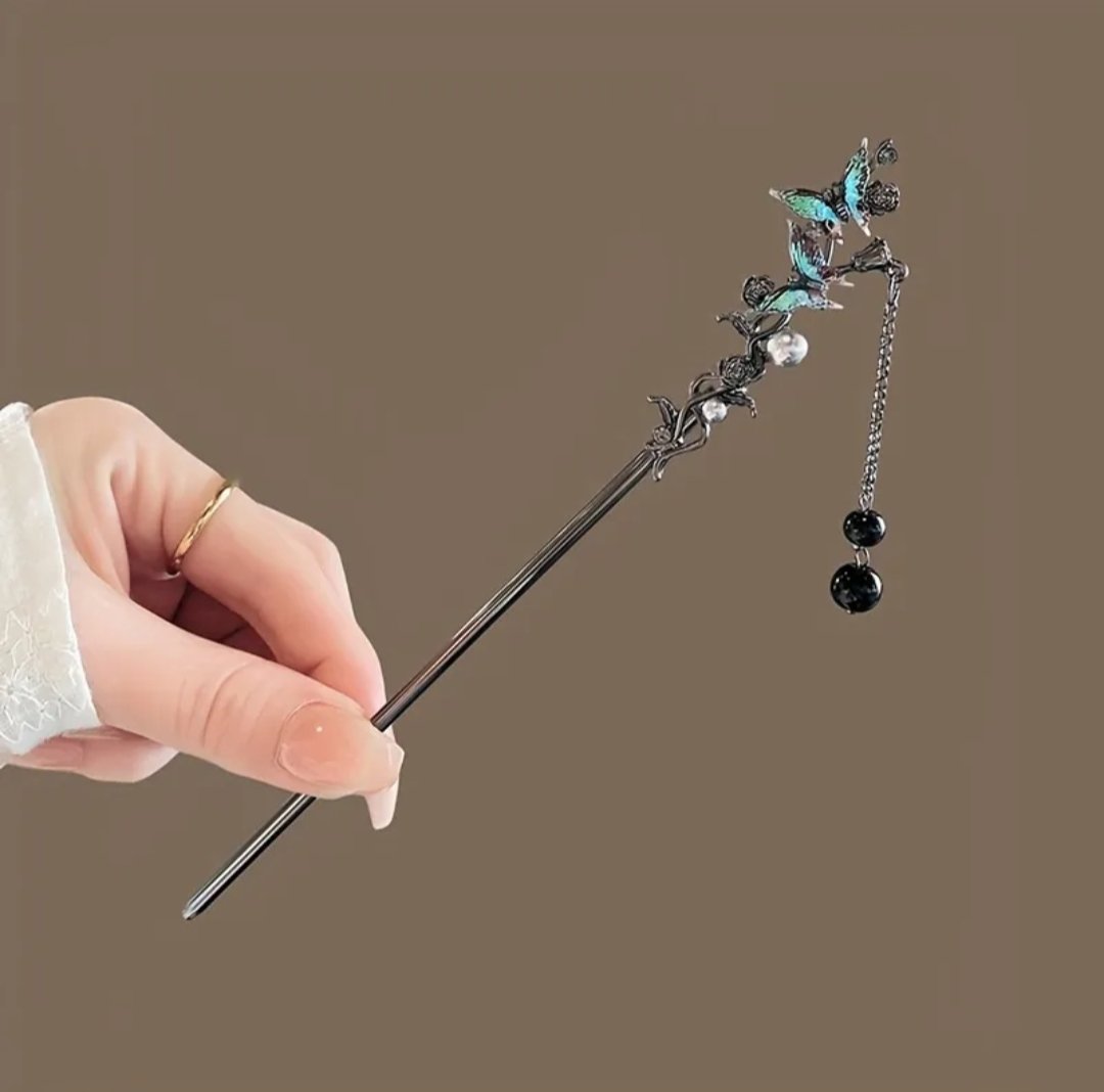 Butterfly Chinese Hairpin - صورة 1