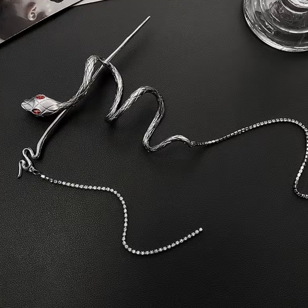 Venom Veil Snake Hair Set ( Pin + Barrette ) - Image 5