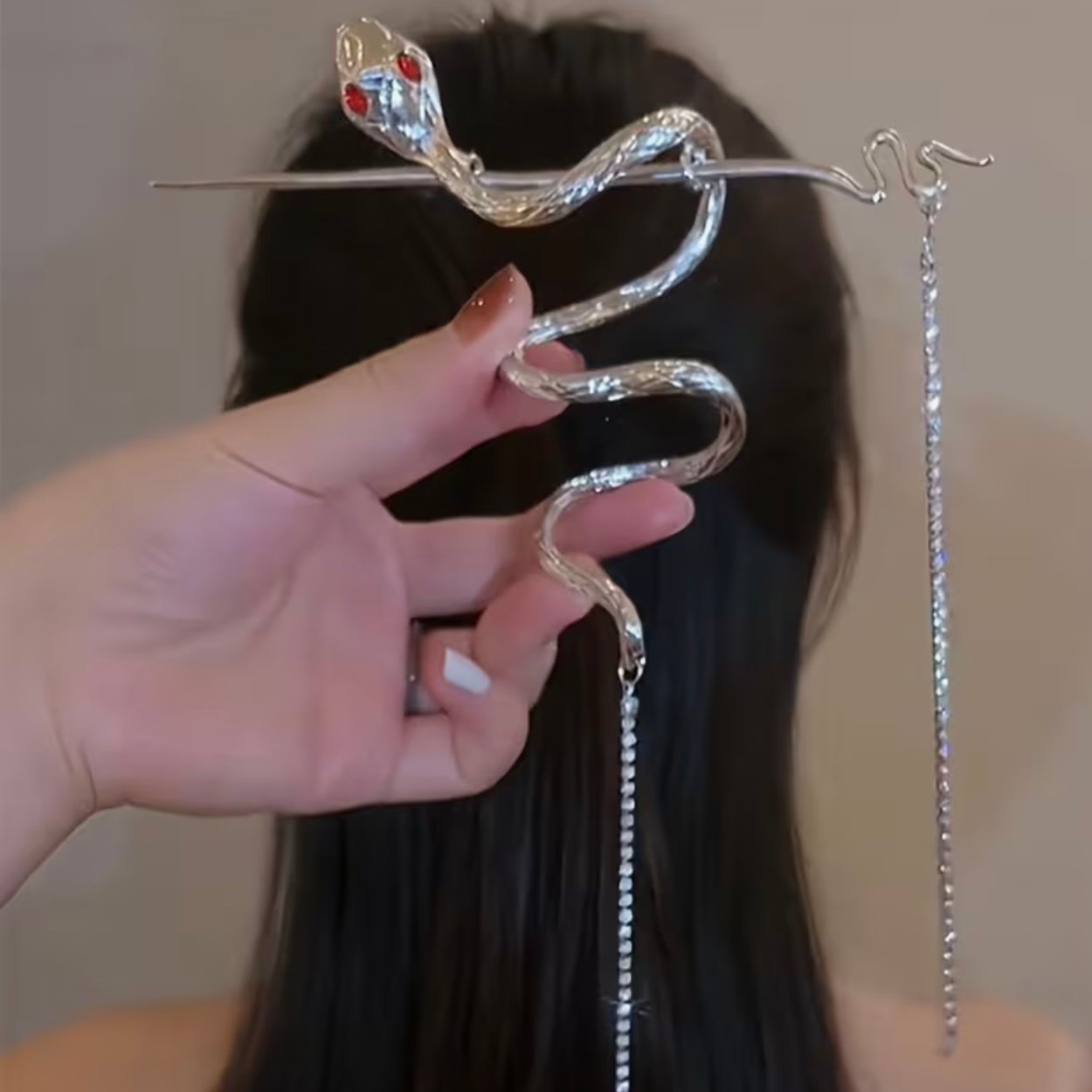 Venom Veil Snake Hair Set ( Pin + Barrette ) - Image 2
