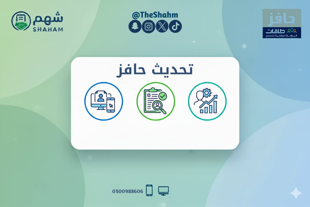 خدمة تحديث بيانات حافز الأسبوعية - صورة 1