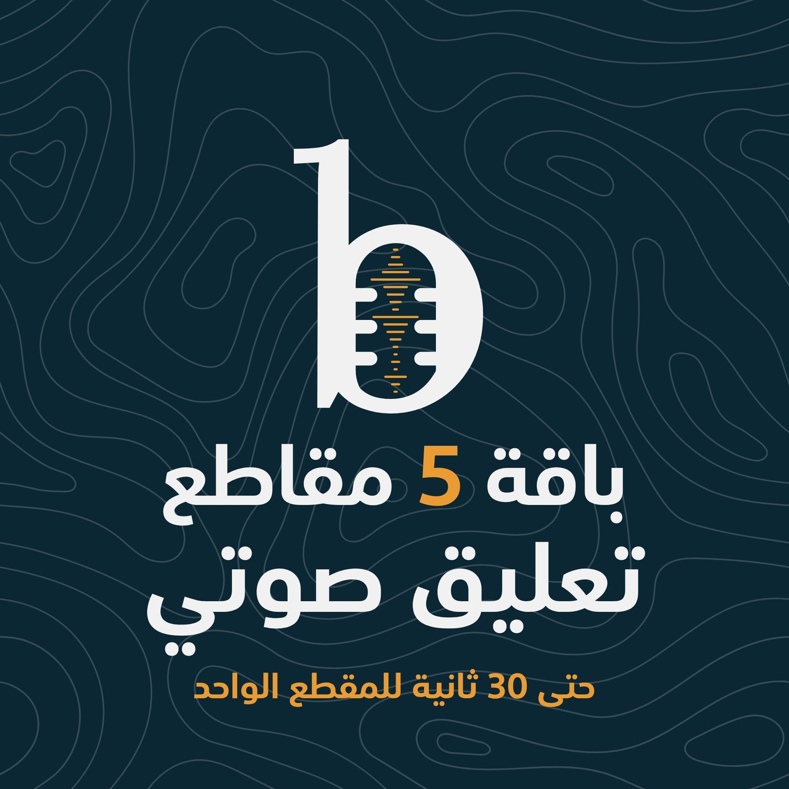 باقة 5 مقاطع تعليق صوتي - صورة 1