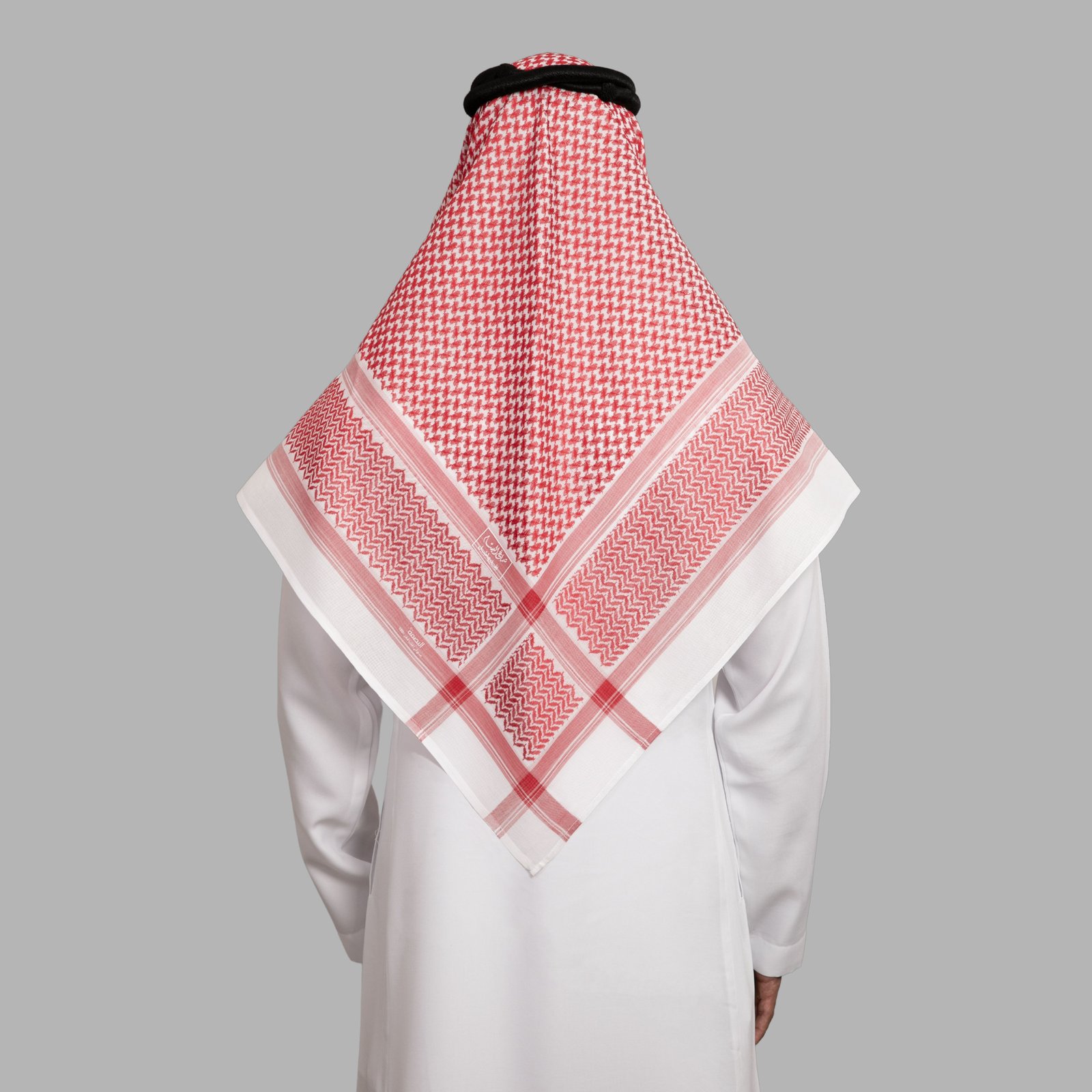 شماغ البسام البصمة 4 لون غامق - صورة 2