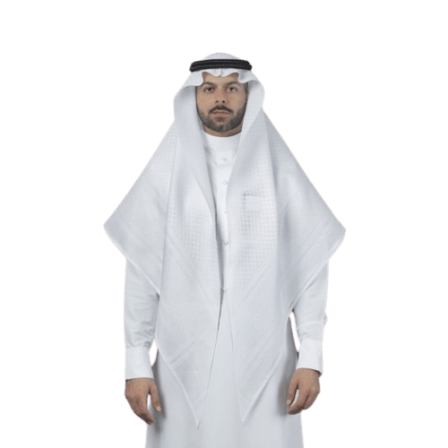 شماغ البسام بريز أبيض - صورة 3
