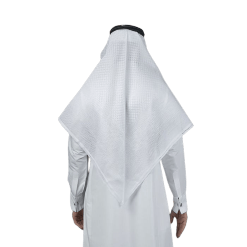 شماغ البسام بلس كلاسيك أبيض - صورة 4