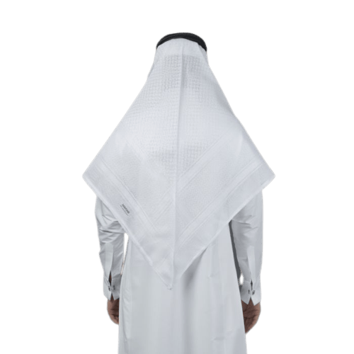شماغ البسام ماي فير ابيض - صورة 3