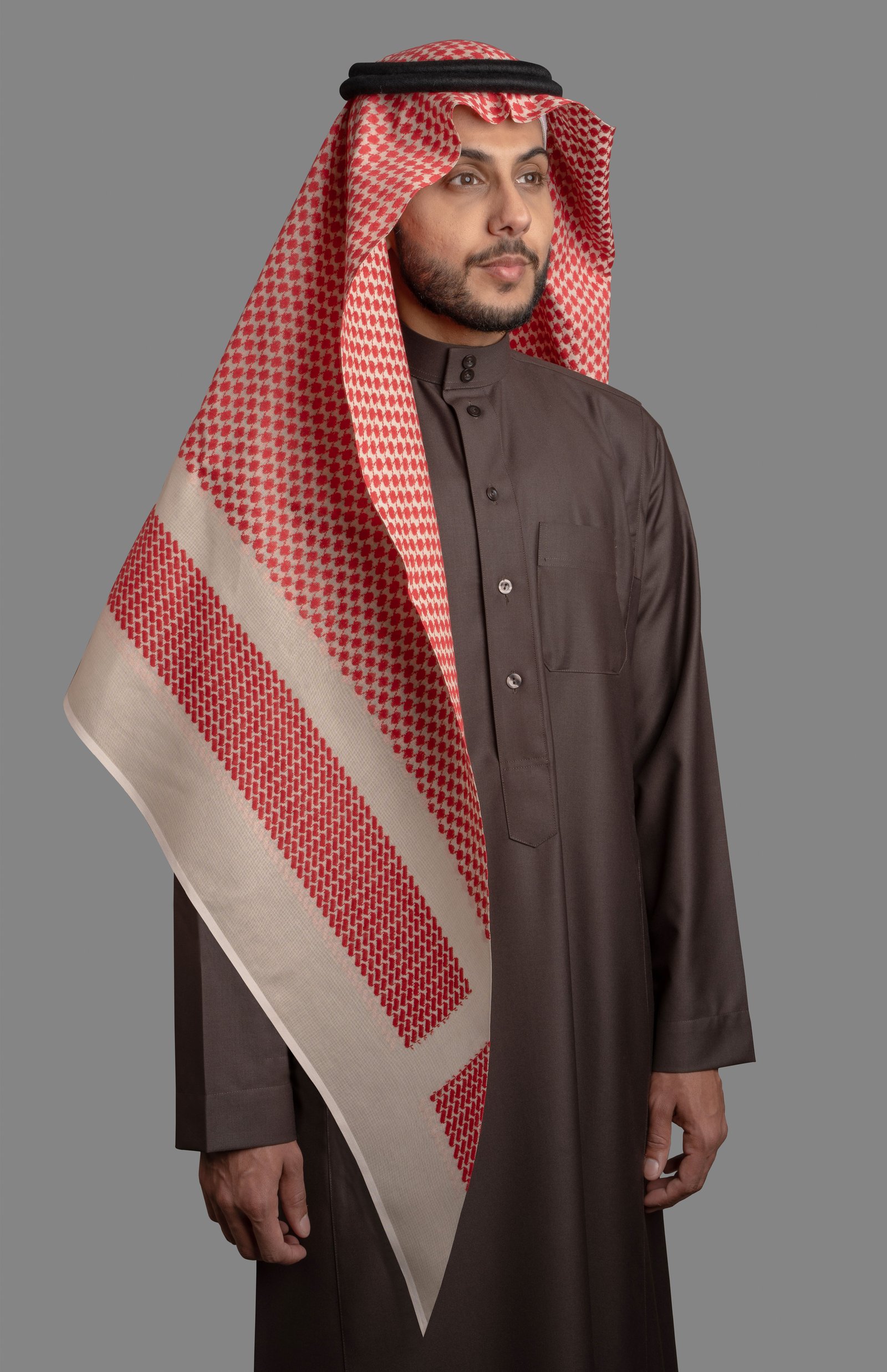 شماغ بريز كريمي - صورة 3