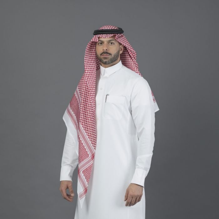 شماغ البسام كلاسيك اللون الخاص وطني - صورة 2