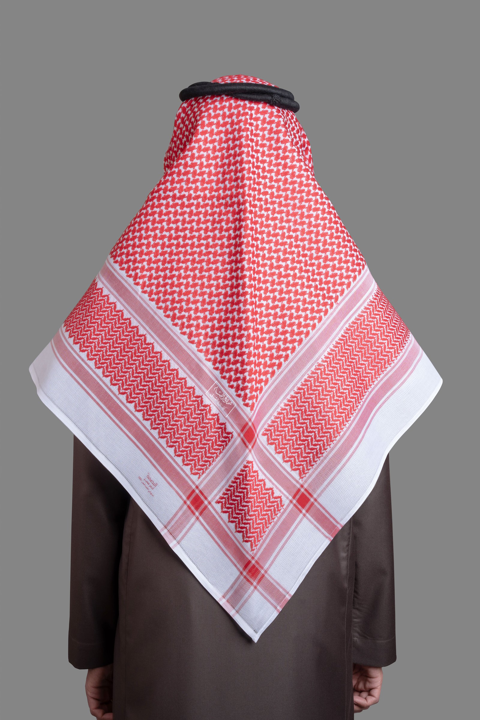 شماغ البسام البصمة احمر مميز - صورة 3