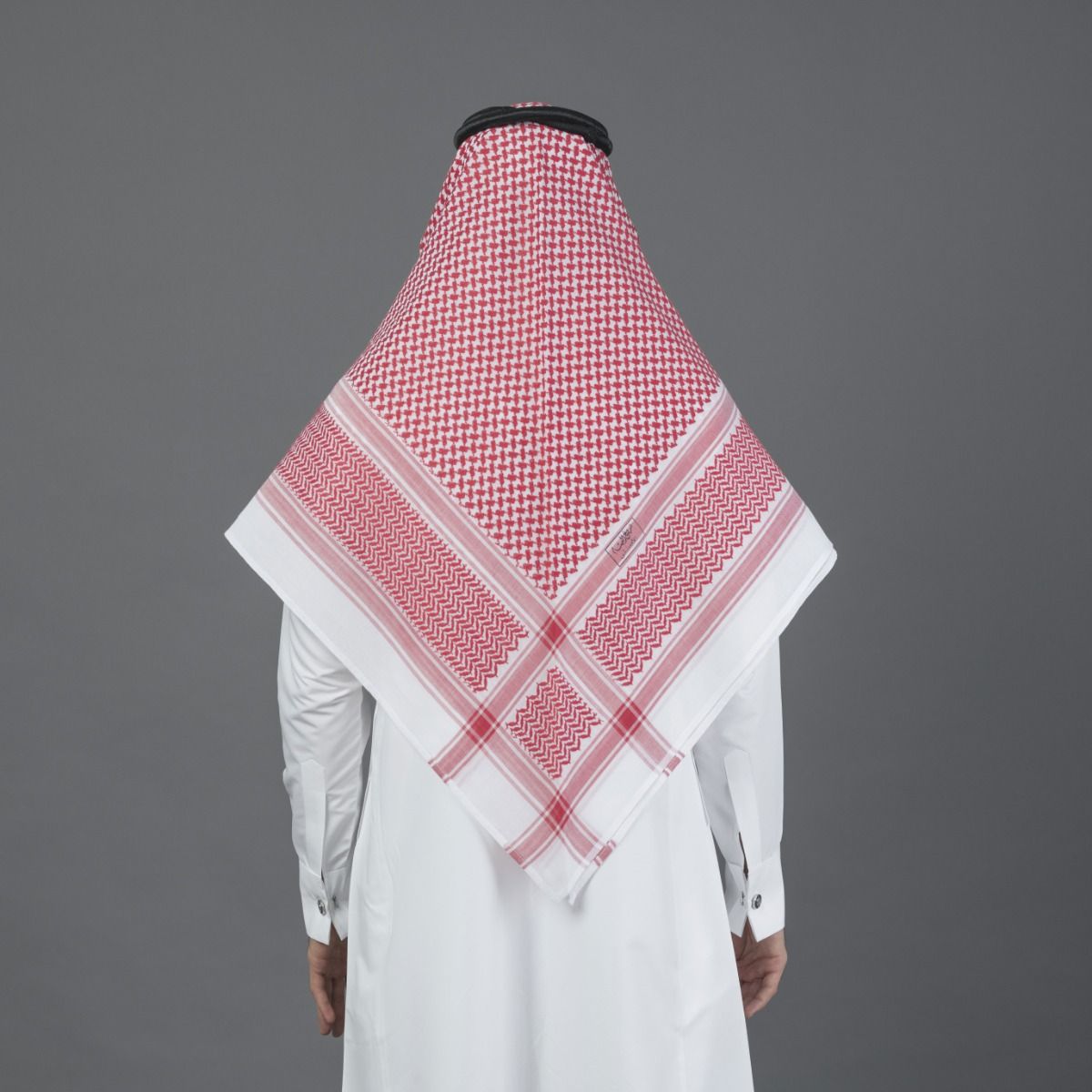 شماغ البسام الختم الأسود - صورة 3