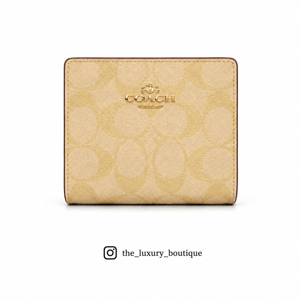 Snap Wallet In Signature Canvas khaki - Image 1