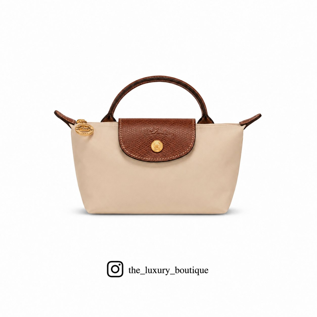 LONGCHAMP LE PLIAGE ORIGINAL POUCH in paper - Image 1