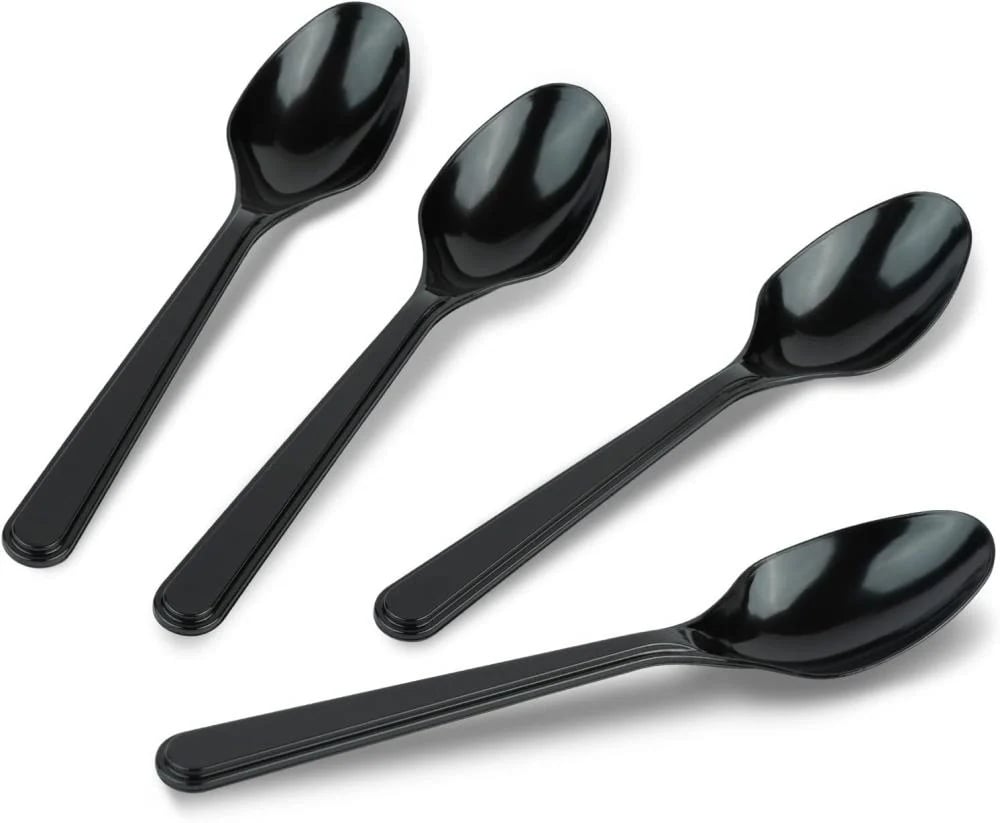 VIP transparent food spoon, unwrapped, 1000 pieces - Image 1
