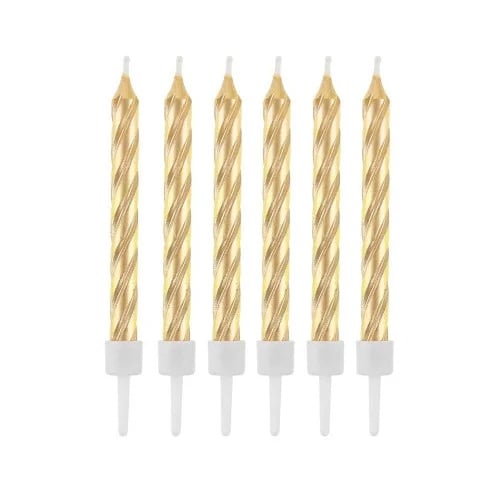Birthday cake candle, pack of 12 pieces - Image 1