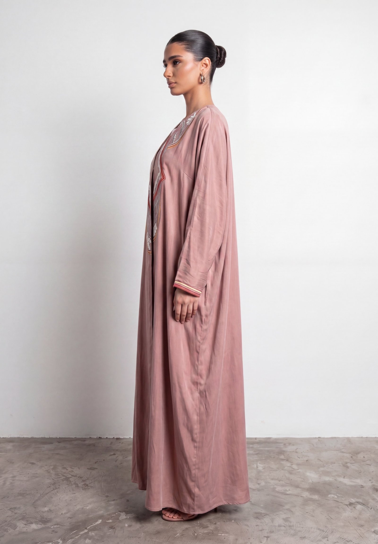 Dusty Pink washed-silk - صورة 2