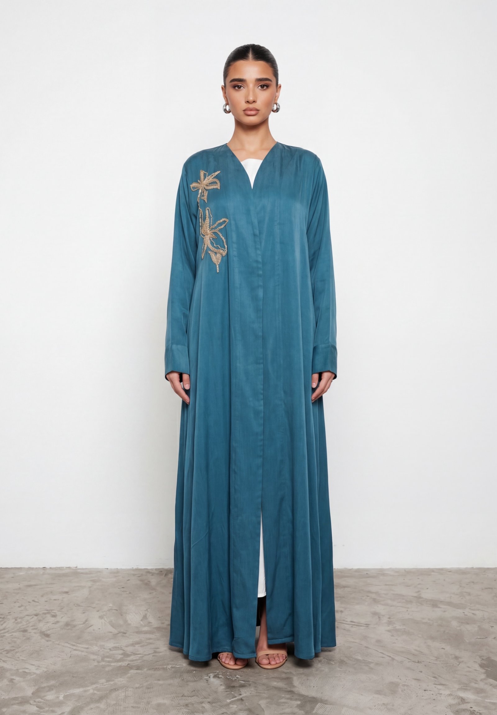 Blue Washed-silk - صورة 2
