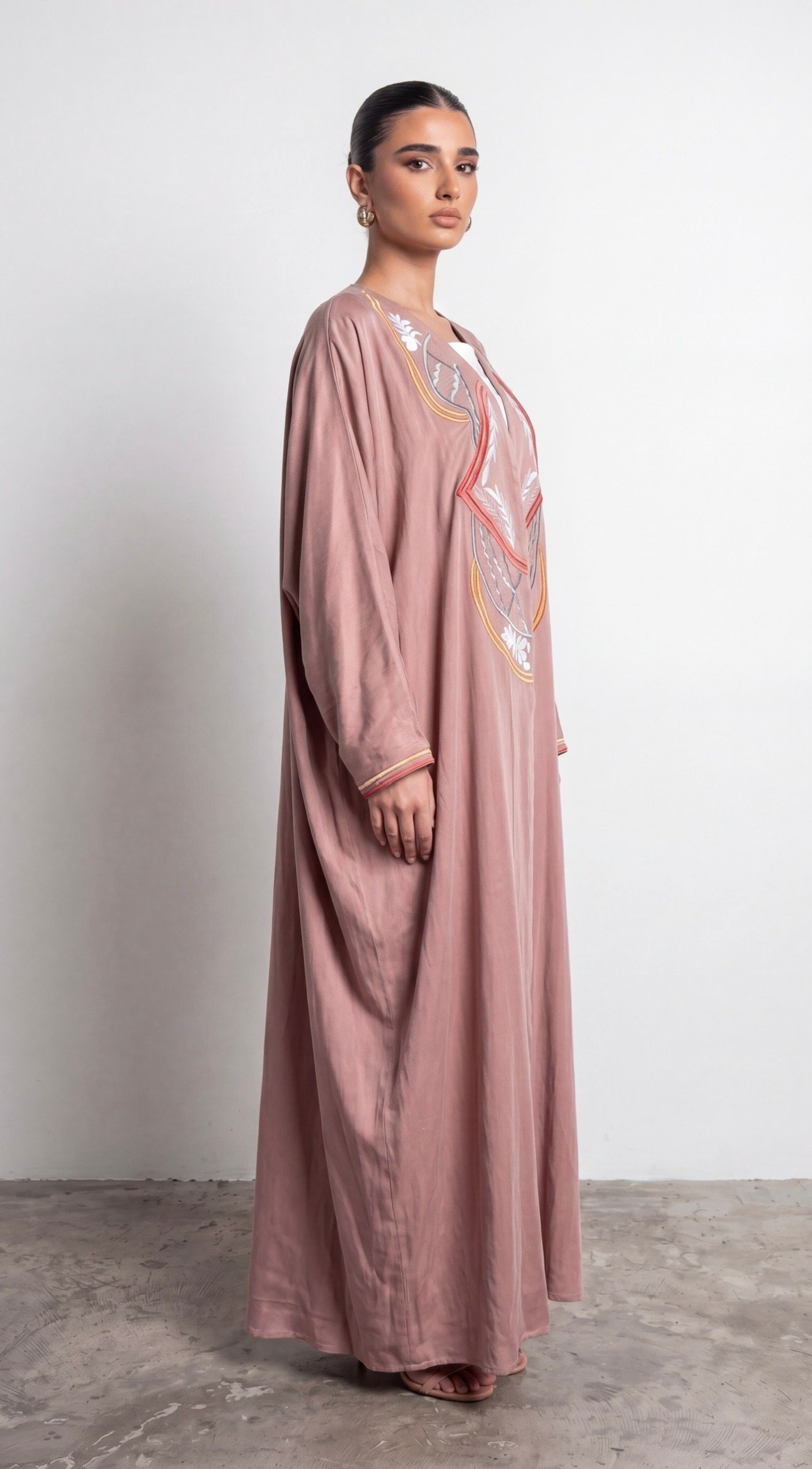 Dusty Pink washed-silk - صورة 1