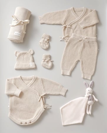 Cream Kimono Set | طقم كيمونو كريمي - صورة 1