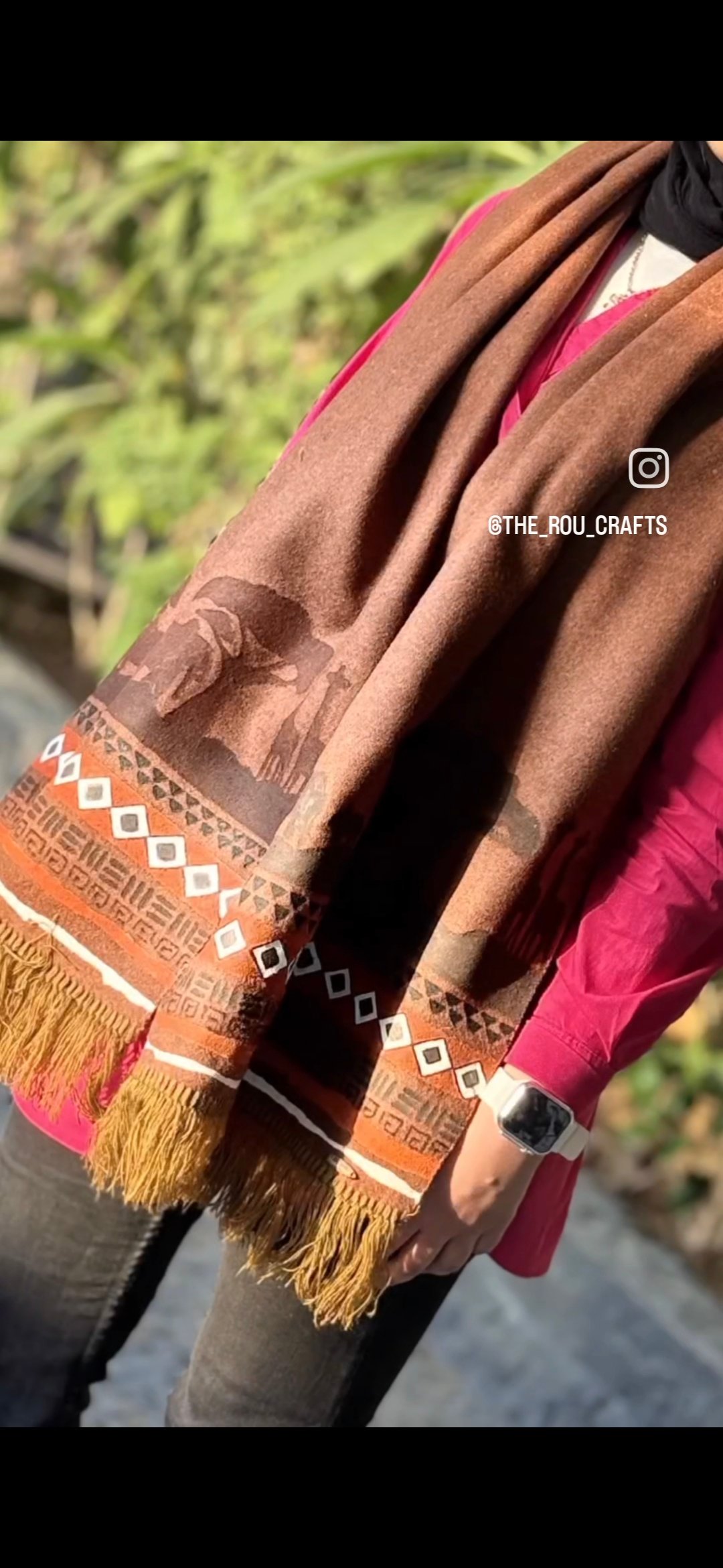 African Strip Shawl - Image 2