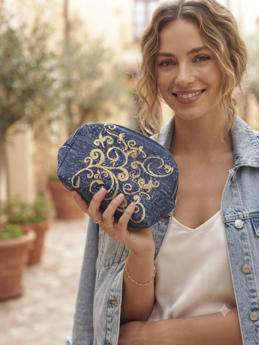 Golden Leaves Pouch - Image 3
