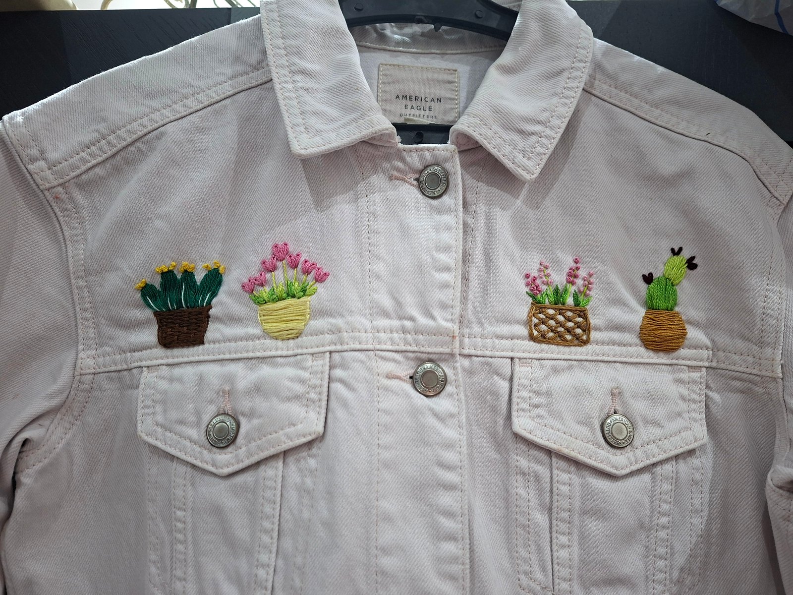 Cactus Denim jacket (with embroidery) - Image 3