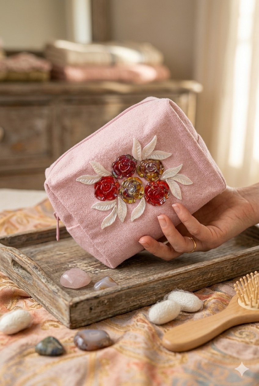 Flowers Bouquet Pouch - Image 3