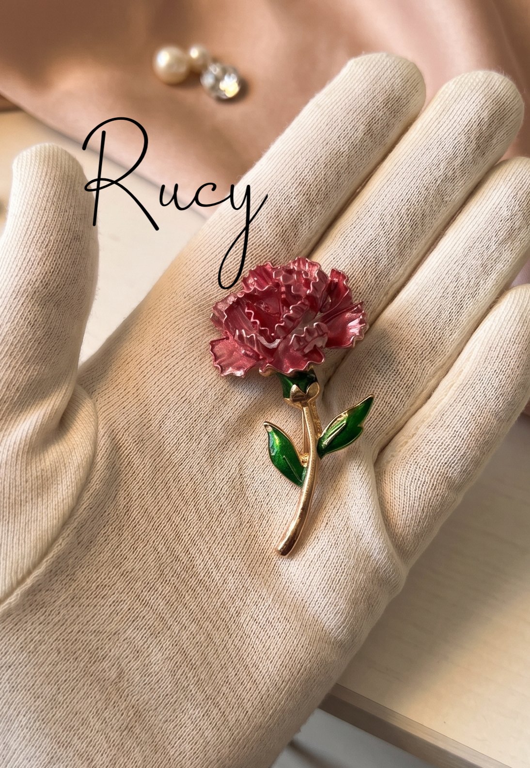 Carnation Brooch - Image 2
