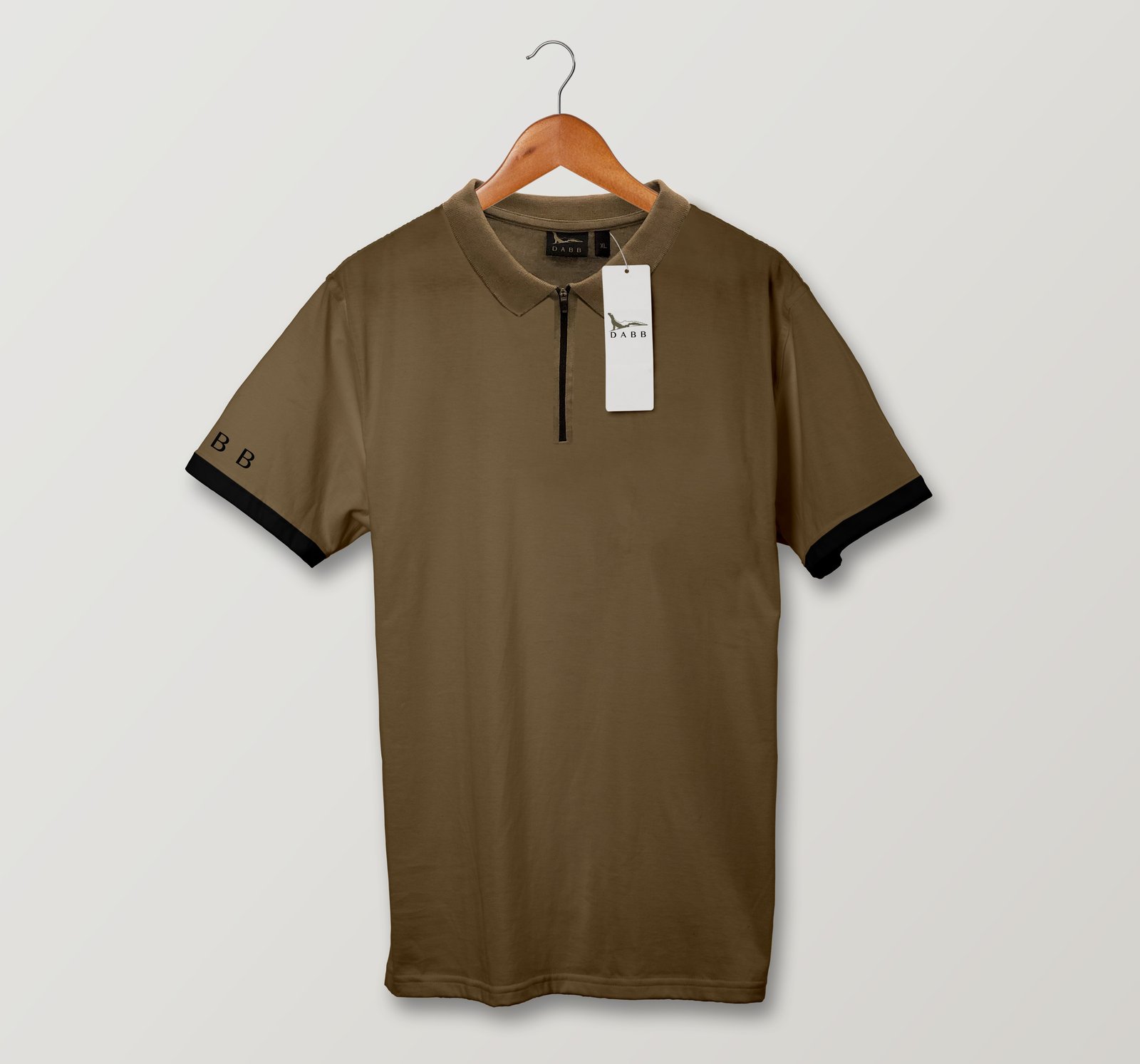 بولو اخضر واسود Slim Fit - صورة 1