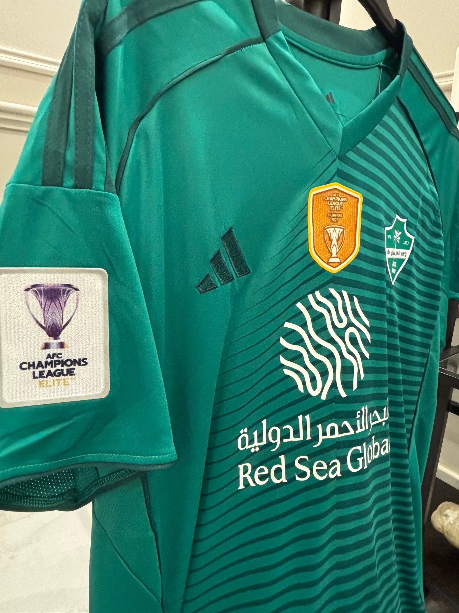  تيشيرت الاهلي الاخضر بشعار النخبة الذهبي  - صورة 2