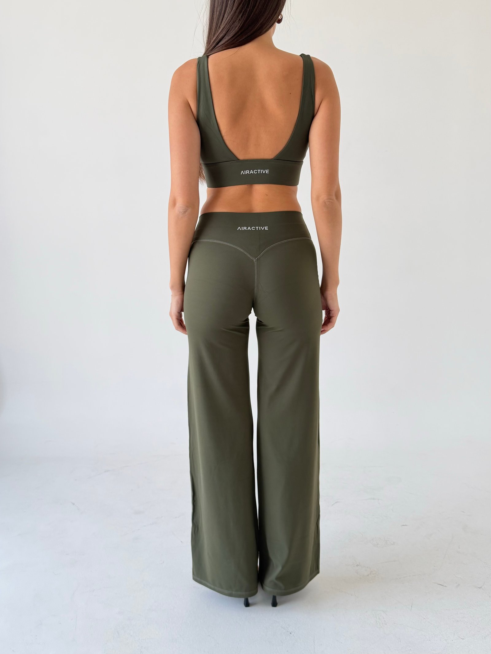 Wide-Leg Pants - olive 🫒  - Image 3