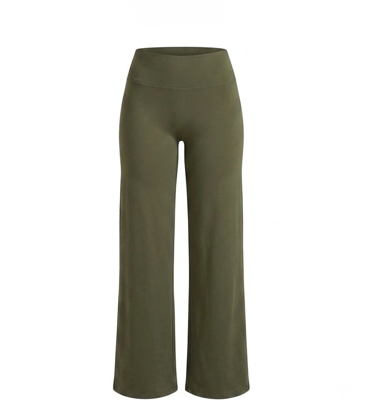 Wide-Leg Pants - olive 🫒  - Image 1