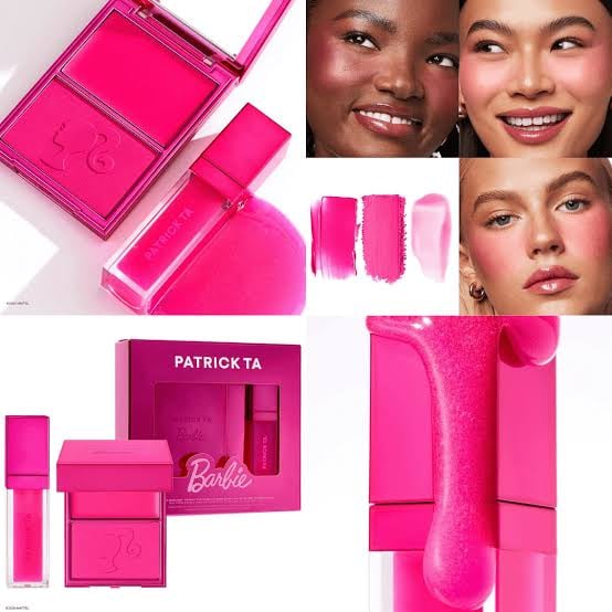 Patrick Ta x Barbie™ Blush Duo and Lip Plumper Set - Image 3