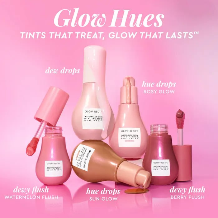 Glow Recipe  Watermelon Glow Niacinamide Dewy Flush - Brightening Serum Blush Berry Flush - Natural Berry Mauve - Image 2