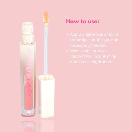 huda beauty Silk Balm Hydrating and Nourishing Lip Balm - Image 2