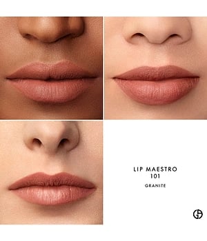 GIORGIO ARMANI Lip Maestro Velvet Matte Liquid Lipstick Midi 101 - Image 3