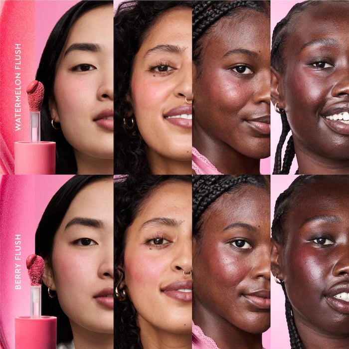 Glow Recipe  Watermelon Glow Niacinamide Dewy Flush - Brightening Serum Blush Color: Watermelon Flush - Natural Light Cool Tone PinkNEW - Image 6