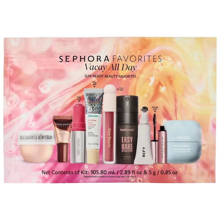 Sephora Favorites  Vacay All Day Makeup and Skincare Value Set - Image 3