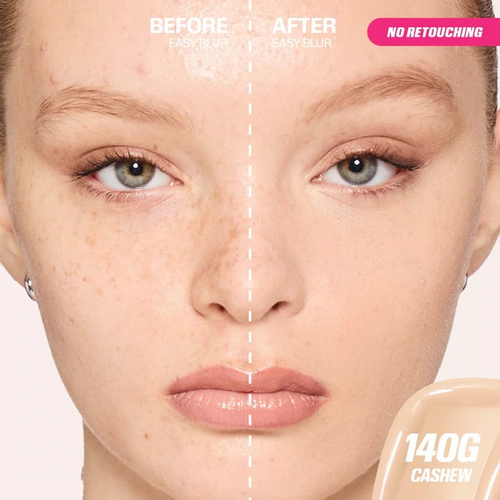 HUDA BEAUTY Easy Blur Natural Airbrush Foundation with  Niacinamide Cashew 140G - Image 2