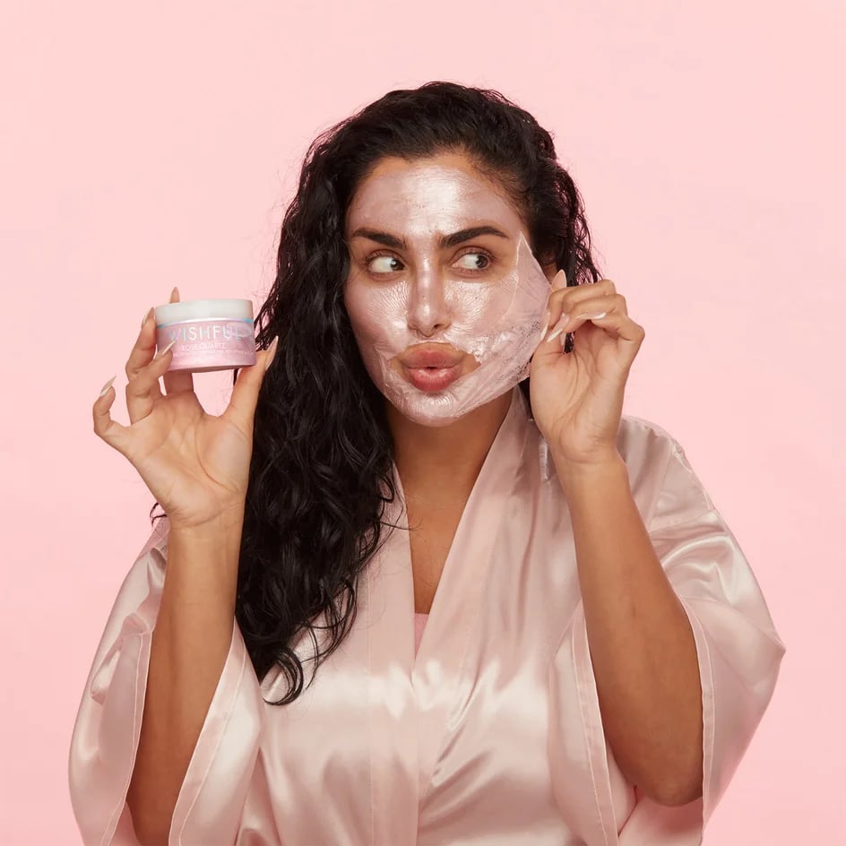 Wishful Rose Quartz Lift & Glow Peel Off Face Mask - Image 3