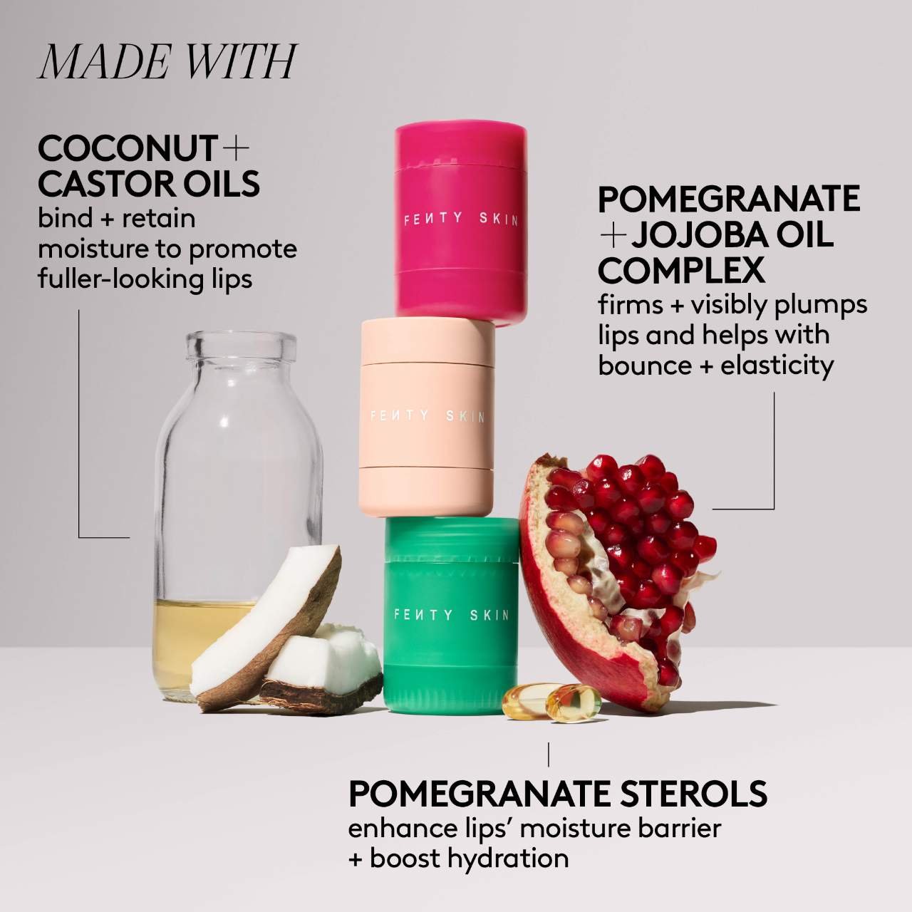 Fenty beauty Plush Puddin’ Intensive Recovery Lip Mask With Pomegranate Sterols + Vitamin E - صورة 6
