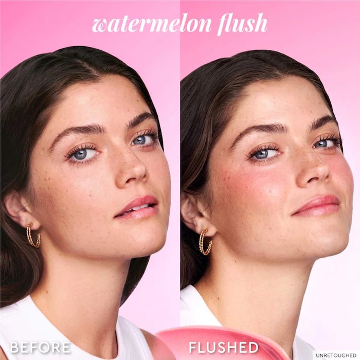 Glow Recipe  Watermelon Glow Niacinamide Dewy Flush - Brightening Serum Blush Color: Watermelon Flush - Natural Light Cool Tone PinkNEW - Image 3