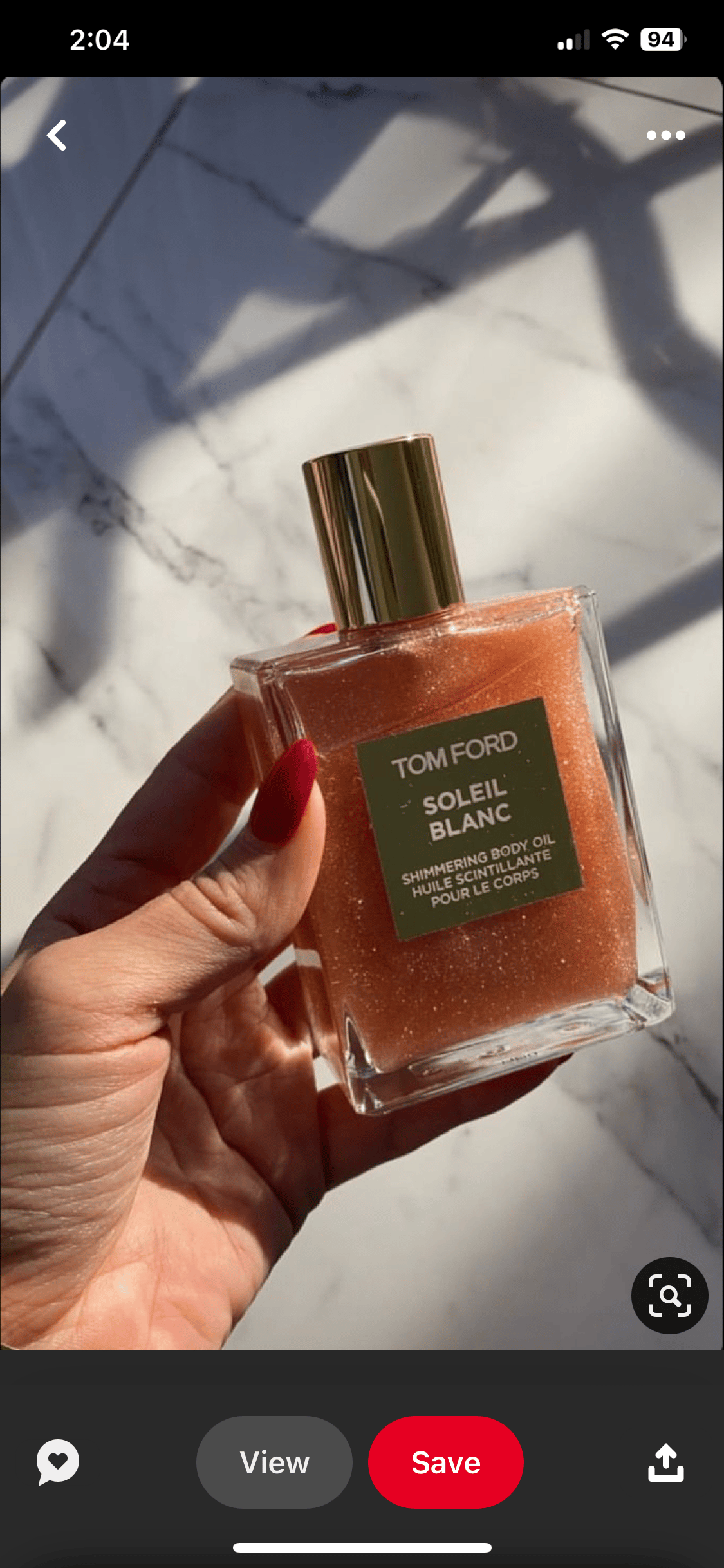 TOM FORD Mini Soleil Blanc Shimmering Body Oil 45 ml - Image 5