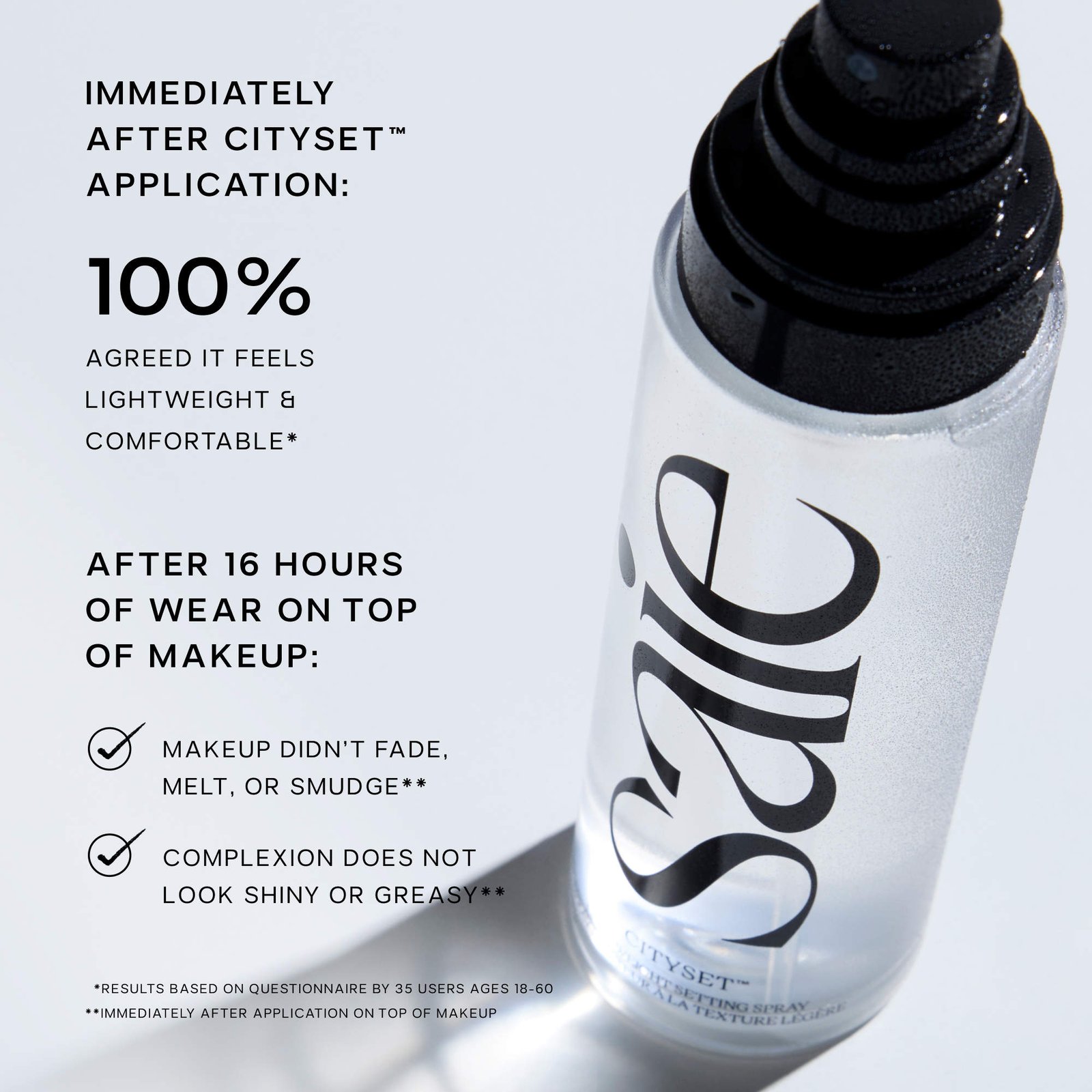 Saie  CitySet™ Ultra-Fine Mist Setting Spray with 16 Hour Wear - Image 4