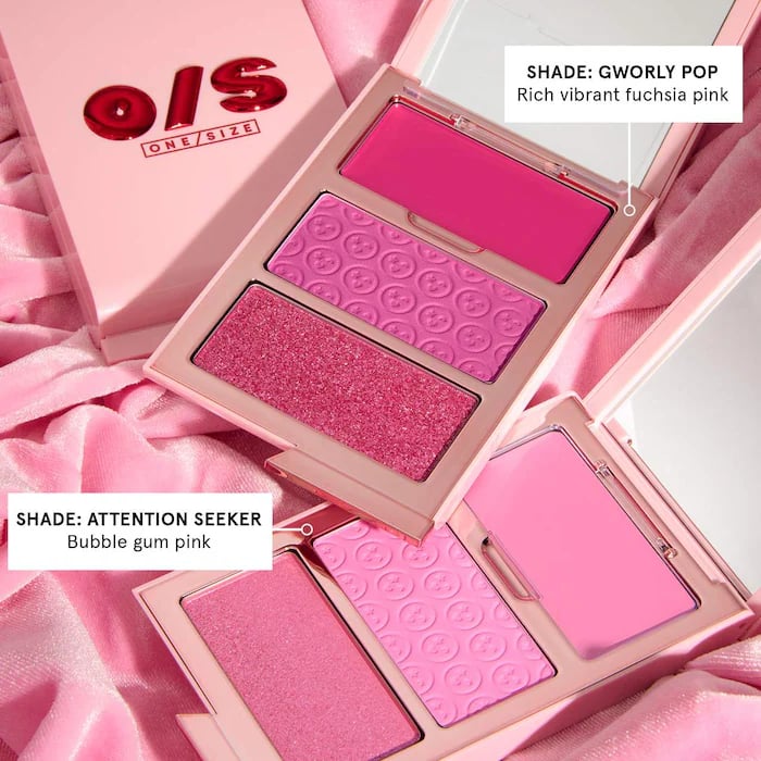 ONE/SIZE by Patrick Starrr Cheek Clapper 3D Blush Trio Palette - صورة 2