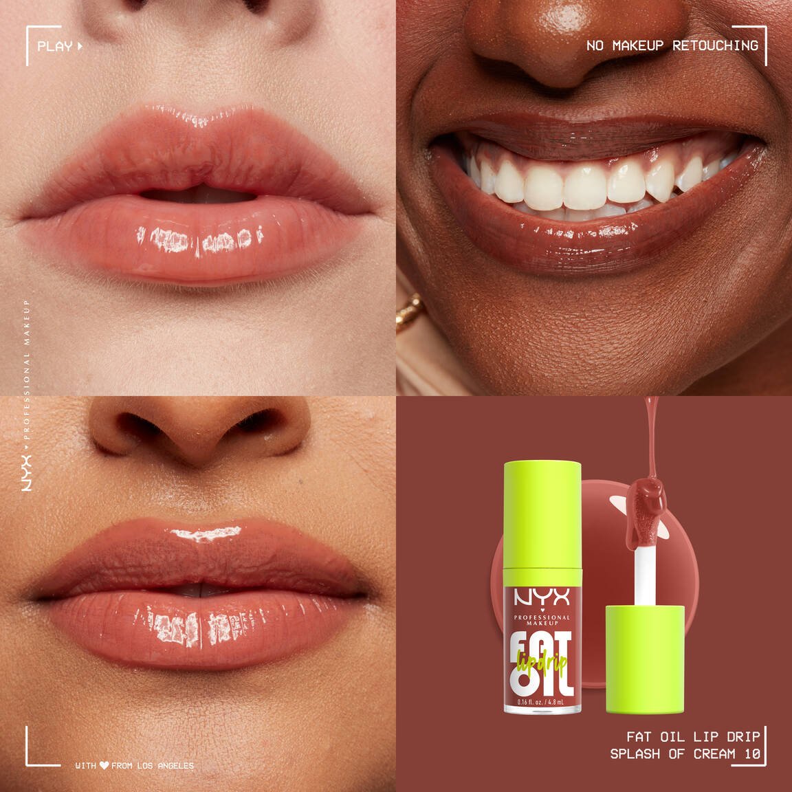 nyx&nbsp;Fat Oil Lip Drip Vegan Lip Oil shade pretty little - Image 4