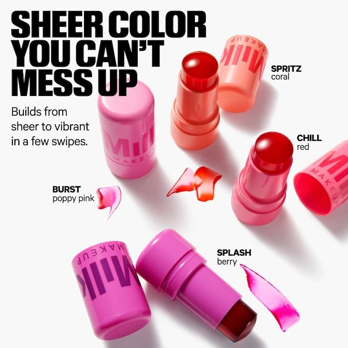 MILK MAKEUP  Cooling Water Jelly Tint Lip + Cheek Blush Stain - Image 17