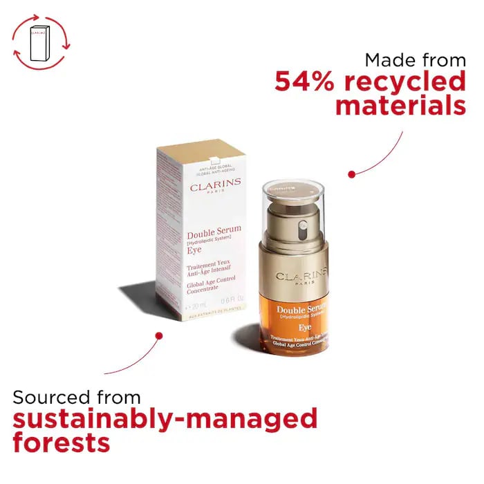 Clarins Double Serum Eye Firming & Hydrating Anti-Aging Concentrate - صورة 5