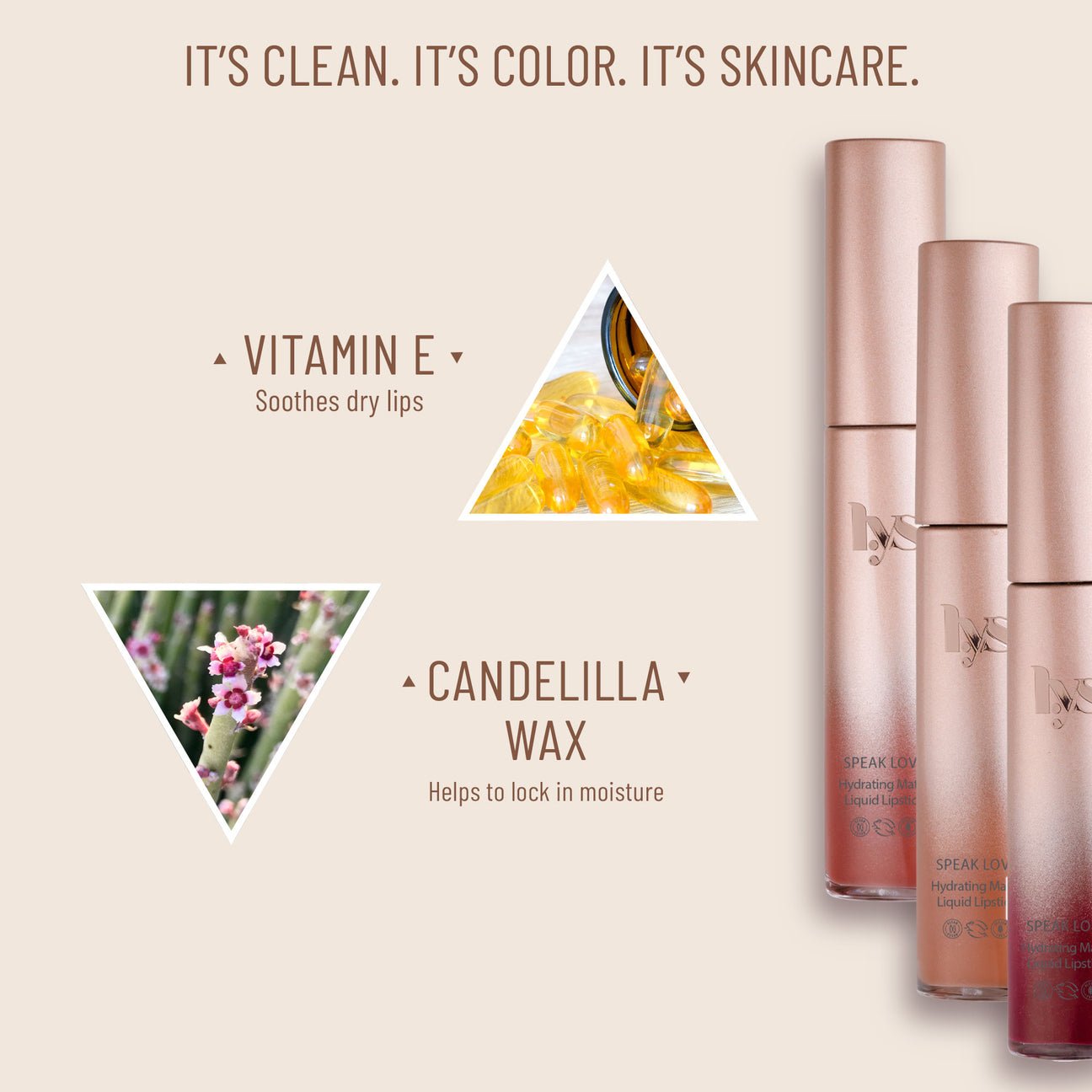 LYS SPEAK LOVE 3PC MATTE LIQUID LIPSTICK SET - Image 6